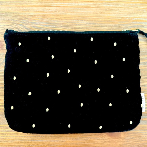Limited edition Sézane Velvet Makeup Bag Pouch - Picture 2 of 2